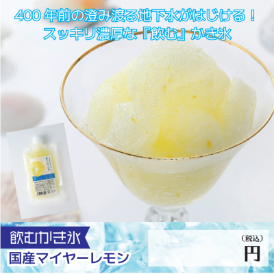 飲むかき氷(国産マイヤーレモン)（120個）