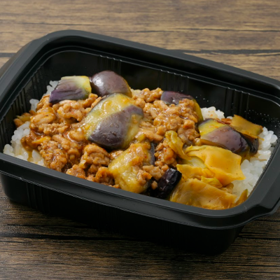 麻婆茄子丼