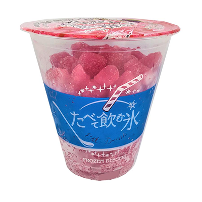 【ど冷えもん対応不可】食べて飲む氷 巨峰