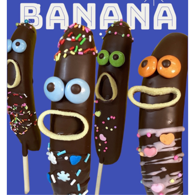 デコレーションチョコバナナ・仕入れ 卸 業務用 小売店 ギフト クリスマス バレンタイン ホワイトデー プレゼント