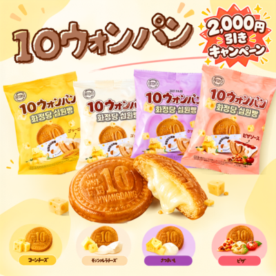 【2,000円引きキャンペーン】10ウォンパン