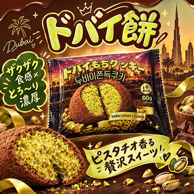 【特別価格】花井堂（ファジョンダン）ドバイもちクッキー
